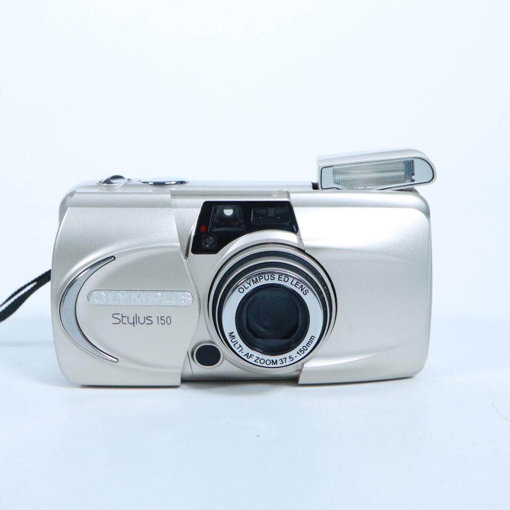 Olympus Stylus 150 Film Camera All Weather Zoom 37.5-150mm TESTED WORKING